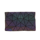 Unique luminous geometric chest bags new style fanny pack for women luminous phone pouch men chest pack
