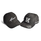 Wholesale custom oem logo 3d suede baseball cap embroidery