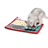 Hook And Loop Fastener Sniffing Pad Touch Food Mat Cat Activity Mat