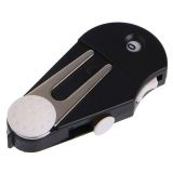 Hot Sale Black Plastic Golf Divot Tool With Ball Marker