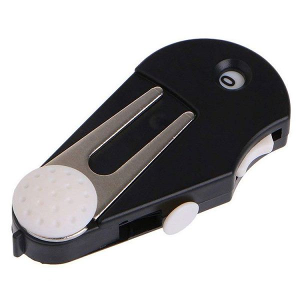Hot Sale Black Plastic Golf Divot Tool With Ball Marker