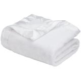 Wholesale Blank 100% Polyester Flannel White Throw Blanket For Sublimation