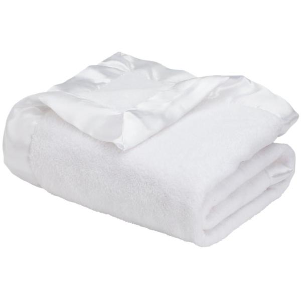 Wholesale Blank 100% Polyester Flannel White Throw Blanket For Sublimation