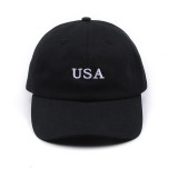 Wholesale fashion custom logo embroidery soft baseball cap unstructured 6 panel dad cap and hat