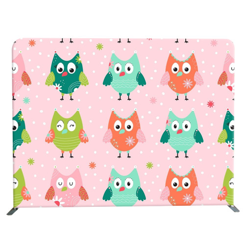 Custom size green white red orange washable photo shoot backdrop for photography double sided printing