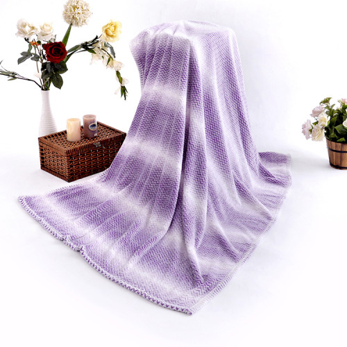 high quality super soft rotary screen printing flannel fleece blankets