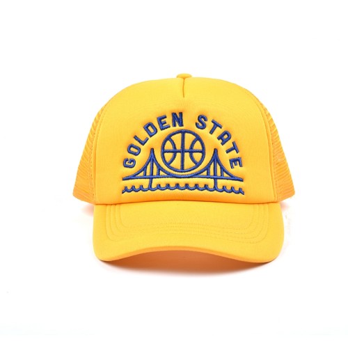 5 Panel Plain Trucker Cap/Wholesale Foam Outdoor Sports Mesh Trucker Hats Caps