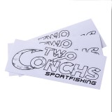high quality diecut outdoor individually custom vinyl logo car adhesive sticker factory