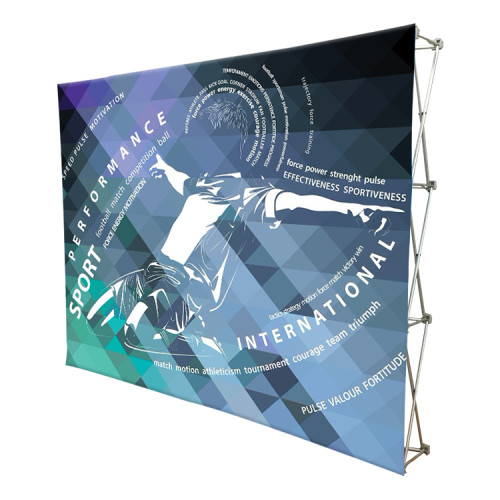 top selling folding 3x3 straight tradeshow stand fabric pop up display