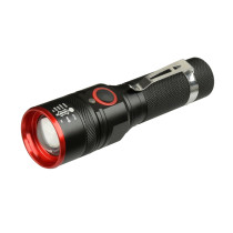 1000 lumen usb rechargeable T6 led torch flashlight telescopic led flashlight