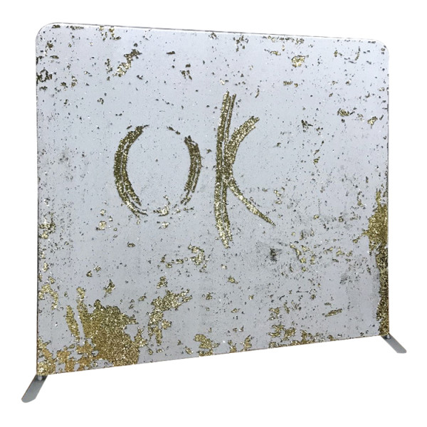 wholesale straight 8x8 metal custom sign frames sequin photo booth backdrop