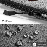 Men business office small crossbody messenger nylon laptop bag  shoulder strap notebook briefcase bag  with cable pouch