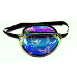 2021 Hot Sale Fashion Women Custom  Clear PVC Sport Waist Bag Running Waterproof Waist bag with Zipper