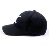 Fashion 3d puff embroidery logo cotton 6 panels baseball caps