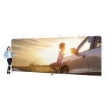 8ft x 8ft tension fabric printing custom portable straight backdrop stand display