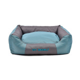 Oxford rectangular green cheap china waterproof pet dog bed