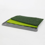 Indoor 3-Piece Puppy Pee Relief Pet Toilet Non-Toxic Synthetic Grass Mat Dog Potty Pad