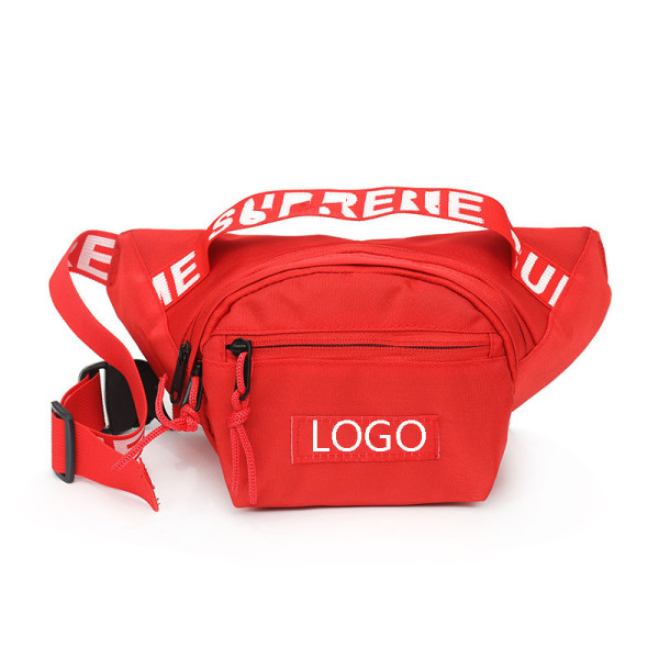 2020 New Arrival Supre me Custom Print Waterproof Clear Fanny Pack Waist Bag