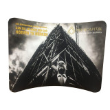 High quality portable tension 10ft extra tall stretch fabric displays convention display banner stand