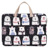 Factory Direct Supply 15.6 inch waterproof Nylon Cartoon Style Laptop Sleeve Bag with handle