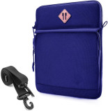 Men business office small crossbody messenger nylon laptop bag  shoulder strap notebook briefcase bag  with cable pouch