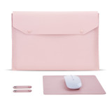 Custom PU Leather Computer Laptop Bag Laptop Sleeve Compatible 12 13.3 15.6 16 Inch Mac Book Air/Pro