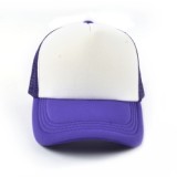design your own 5 panels foam half mesh trucker cap hat