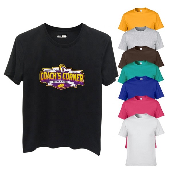High Quality New Style Full Color Logo Custom Wholesale Price T Shirt