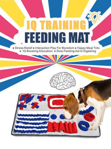 Hot sale durable cute dog food mat waterproof dog snuffle feeding mat