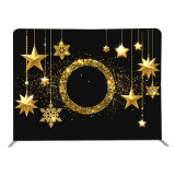10ft straight background Hot sale Interchangeable stretch wedding decoration custom printing backdrop fabric wall