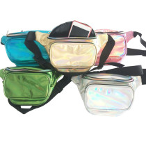 2021 Waist Bag Casual Women Bum Bag Shiny  Neon Fasion Hologram Waist Bag