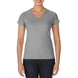 Free Design Cheap 150GSM Cotton  Company Party V Neck T Shirts Women