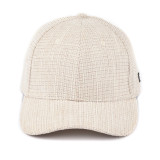 High quality custom metal plate logo luxury women fashion baseball cap 6 panel