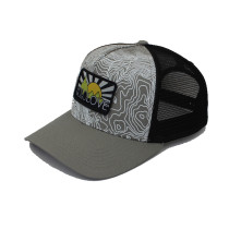 Amazon supplier promotional digital printed trucker hats with woven patch