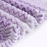 high quality super soft rotary screen printing flannel fleece blankets