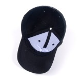 Fashion 3d puff embroidery logo cotton 6 panels baseball caps