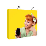 Customized size easy folding tension fabric pop up folding wall display luxury trade show booth marketing booth