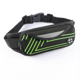 Hot selling waterproof sport running waist bag fashion fanny pack with earphone hole