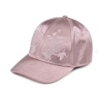Wholesale blank fashion trend stylish pink satin baseball caps for women