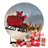 Circle Aluminum Tube Factory Direct Sale Cheap Flower Wall Christmas Photo Party Backdrop