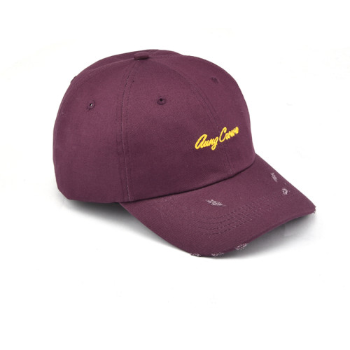 custom hats with custom logo distressed baseball cap for men