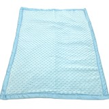 Baby Soft Minky Dot Blanket with Satin Backing Gift for Girls and Boys Best for Summer