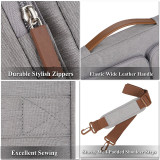 Portable Anti-scratch Nylon Business Laptop Messenger Bag For Macbook Pro With  Sturdy Well -Padded Shoulder Strap For Work