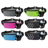 Fashion Waterproof Sport Running Hiking Cycling Waist Belt Bag Pack with Water Bottle Holder