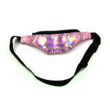 New Arrival Fashion PVC Shiny Sport Outdoor Running Hiking Custom waist bag fanny pack waist bags