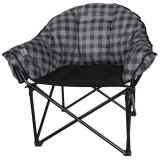 club seat Oversized Saucer Moon Folding Camping Chair Padded Seat