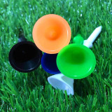 Wholesale Enhua golf tees with 83mm width on top, customized logo printed golf tees