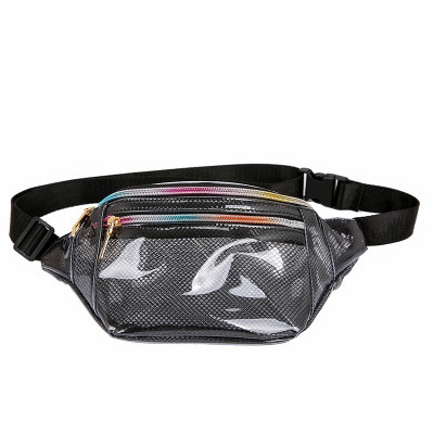 Fashion PVC Clear Waist Bag Waterproof Waist Bag Fanny Pack PVC Fanny Pack for Travel Beach and Sport