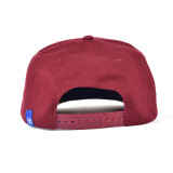 Wholesale suede short brim leather patches two tone baseball cap