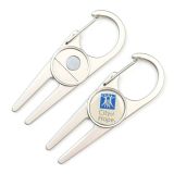 Custom Logo Foldable Golf Divot Repair Tools and Golf Ball Marker